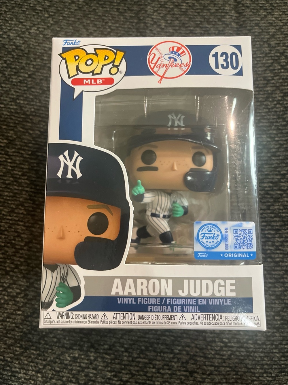 Funko Pop! MLB NY Yankees Aaron Judge  (Exclusive) #130 Brand New
